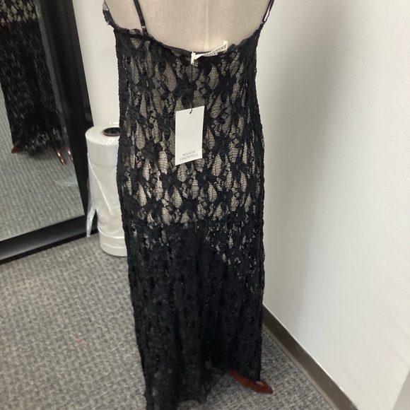 Maison Essentiele Black Floral Lace Maxi Dress NWT - Picture 6 of 7